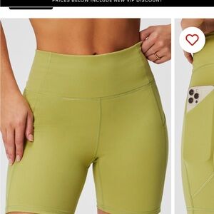 High-Waisted 6'' Workout Biker Shorts